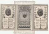 France  Pious IMAGE - CHRISTIAN PRACTICE - HOLY FRIENDSHIP - FOLD 4 - LACE
