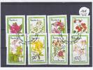 Guinée Lot de timbres GUINEA - 8 STAMPS - FLOWERS -
