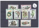 Congo Lot de timbres CONGO - 8 STAMPS - 1971 - REPTILES -