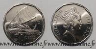Fidji 50 Cents FIJI - KM 54 a - 50 CENTS 2009 - Boat - Catamaran -
