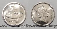 Fidji 5 Cents FIJI - KM 51 a - 5 CENTS 2009 - Lali, traditional drum -
