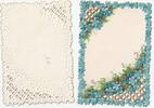 France CARD - RELIEF IMAGE - FLOWERS -