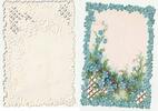 France CARD - RELIEF IMAGE - FLOWERS -