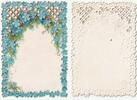 France CARD - RELIEF IMAGE - FLOWERS -