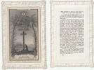 France Pious IMAGE - CHRISTIAN PRACTICE - HOLY FRIENDSHIP - FOLD 4 - LACE -