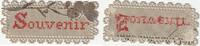 France SOUVENIR IMAGE - 4 LEAF CLOVER - LACE -