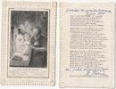 France Pious IMAGE - THE HOLY EUCHARIST SAVED BY A CHILD - LACE - MEMORY OF 1ST COMMUNION - JUNE 3, 1956 -