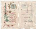 France PIOUS IMAGE - MEMORY OF 1ST COMMUNION - LUCIEN BOUTILLIER - CHURCH OF MESNIL-CONTEVILLE - JULY 11, 1897 -