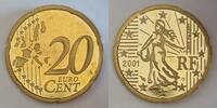 France 20 Cent FRANCE - KM 1286 - 20 EURO CENT 2001 - THE SOWER -