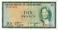 Luxembourg 10 Francs LUXEMBOURG - PICK 48 a - 10 FRANCS - UNDATED (1954) -