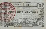 France 50 Centimes AISNE - ARDENNES - MARNE - REGIONAL GOOD - 50 CENTIMES - JUNE 16, 1916 - SERIES 4 -