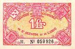 France 1 Franc COUNTY 02 - SAINT-QUENTIN - 1 FRANC - 1914-1925 - CHAMBER OF COMMERCE - SERIES H -