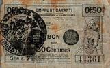 France 50 Centimes County 59 - VALENCIENNES - EMPRUNT GARANTI - VOUCHER FOR 50 CENTIMES - NOVEMBER 1915 - SERIES 7 -