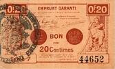 France 20 Centimes County 59 - VALENCIENNES - EMPRUNT GARANTI - 20 CENTIMES - SEPTEMBER 1914 - SERIES 7 -