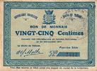 France 25 Centimes County 59132 - TRELON - CURRENCY VOUCHER - 25 CENTIMES - DECEMBER 22, 1914 - 1ST SERIES -