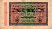 Allemagne 20.000 Mark GERMANY - PICK 85 - 20 000 MARK - 20/02/1923 -