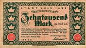 Allemagne 10.000 Mark GERMANY - KELLER 2380.11 - STADT KÖLN - RHEINLAND - 10.000 MARK - 01/02/1923 - SERIE E -