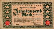 Allemagne 10.000 Mark GERMANY - KELLER 2380.10 - STADT KÖLN - RHEINLAND - 10.000 MARK - 01/02/1923 - SERIE C -