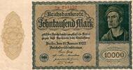 Allemagne 10.000 Mark GERMANY - PICK 72 - 10 000 MARK - 19/01/1922 -