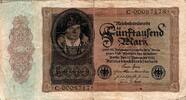 Allemagne 5.000 Mark GERMANY - PICK 78 - 5 000 MARK - 19/11/1922 -