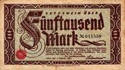 Allemagne 5.000 Mark GERMANY - MULLER 2390.9-a - STADT KÖLN - RHEINLAND - 5.000 MARK - 01/02/1923 -