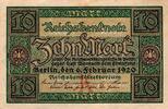 Allemagne 10 Mark GERMANY - PICK 67 - 10 MARK - 06/02/1920 -