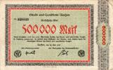 Allemagne 500.000 Mark GERMANY - KELLER 1 b - NOTGELD - AACHEN - 500,000 MARK - 07/20/1923 -