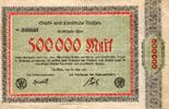 Allemagne 500.000 Mark GERMANY - KELLER 1 b - NOTGELD - AACHEN - 500,000 MARK - 07/20/1923 -