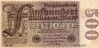 Allemagne 500.000.000 Mark GERMANY - PICK 110 d - 500.000.000 MARK - 01/09/1923 -