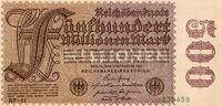 Allemagne 500.000.000 Mark GERMANY - PICK 110 d - 500.000.000 MARK - 01/09/1923 -