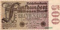Allemagne 500.000.000 Mark GERMANY - PICK 110 f - 500.000.000 MARK - 01/09/1923 -