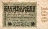 Allemagne 100 Millionen mark GERMANY - PICK 107 f - 100 MILLIONEN MARK - 22/08/1923 -