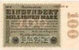 Allemagne 100 Millionen mark GERMANY - PICK 107 d - 100 MILLIONEN MARK - 22/08/1923 -
