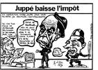 France Postcard - Caricature - Alain Juppé -
