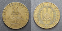 Djibouti 20 Francs DJIBOUTI - KM 24 - 20 FRANCS 1977 -