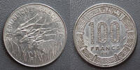 Gabon 100 Francs GABON - KM 13 - 100 FRANCS 1982 -