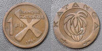Congo 1 Franc CONGO - DEMOCRATIC REPUBLIC - KATANGA - KM 1 - 1 FRANC 1961 -