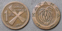 Congo 1 Franc CONGO - DEMOCRATIC REPUBLIC - KATANGA - KM 1 - 1 FRANC 1961 -