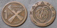 Congo 1 Franc CONGO - DEMOCRATIC REPUBLIC - KATANGA - KM 1 - 1 FRANC 1961 -