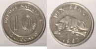 Congo 10 Sengi CONGO - KM 7 - 10 SENGI 1967 - Leopard -