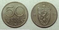 Norvège 50 Ore Norway - 50 Ore 1975 -