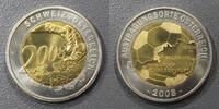 Autriche 2 Euro 2008 SWITZERLAND - AUSTRIA - 2 EURO FANTASY - TRIAL 2008... 5.08 &pound;  +  13.12 &pound; shipping