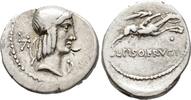 ROMAN REPUBLIC Denarius L. Calpurnius Piso Frugi, 90 BC. Rome mint. VF 104.03 £  +  16.04 £ shipping