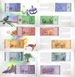 Malaysia  CS.2012 186 Ringitt, T.A. Rahman Folder 6 notes 1 to 100 Ringitt UNC