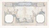 France 1937 1000 Francs Ceres and Mercury - 09-12-1937 - Serial A3101 VF