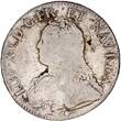 Ecu Louis XV arms of France with sprays - 1730 X Amiens FF