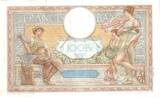 France 1937 100 Francs Women and childs - 21-10-1937 Serial Z.55770 VF