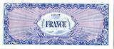 France 1944 100 Francs Allied Military Currency - 1945 Serial 9- 68935935 XF