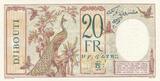 Djibouti  20 Francs Peacock ND (1932) - Specimen - P.7as - UNC