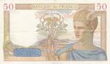 France 1935 50 Francs Ceres - 29-08-1935 - Serial O.2806 - VF
